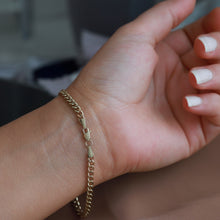 Load image into Gallery viewer, Curb Chain Bracelet 3mm
