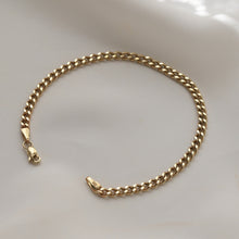 Load image into Gallery viewer, Curb Chain Bracelet 3mm