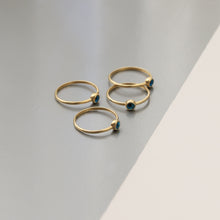 Load image into Gallery viewer, Mini Evil Eye Stackable Ring