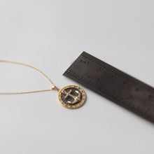 Load image into Gallery viewer, Anchor Medallion Necklace