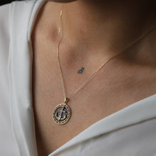 Load image into Gallery viewer, Anchor Medallion Necklace