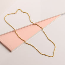 Load image into Gallery viewer, Evil Eye Gold Rope Chain Necklace
