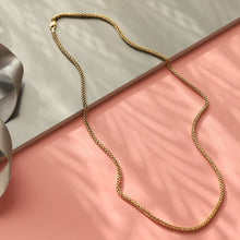 Load image into Gallery viewer, Figaro Wheat Chain Necklace