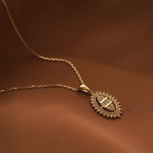 Load image into Gallery viewer, Baguette Zirconia Diamond Necklace