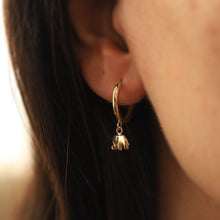 Load image into Gallery viewer, Elephant Drop Earrings