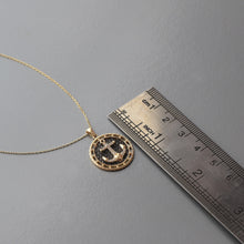 Load image into Gallery viewer, Anchor Medallion Necklace