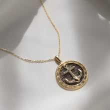 Load image into Gallery viewer, Anchor Medallion Necklace