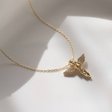 Load image into Gallery viewer, Angel Cherub Pendant Necklace