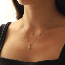 Load image into Gallery viewer, Baguette Zirconia Diamond Necklace