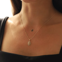Load image into Gallery viewer, Baguette Zirconia Diamond Necklace