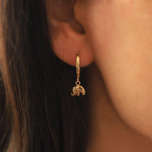 Load image into Gallery viewer, Elephant Drop Earrings