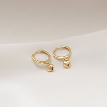 Load image into Gallery viewer, Heart Drop Earrings
