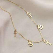 Load image into Gallery viewer, Personalized Ankh necklace