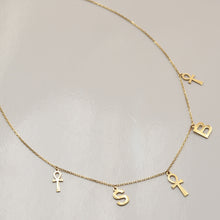 Load image into Gallery viewer, Personalized Ankh necklace