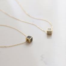 Load image into Gallery viewer, Dainty Dice Necklace