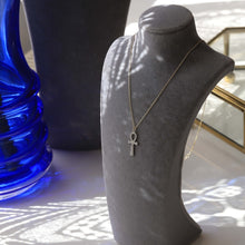 Load image into Gallery viewer, Large Diamond Ankh Necklace