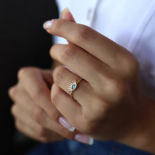 Load image into Gallery viewer, Turquoise Eye Ring