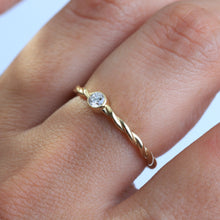 Load image into Gallery viewer, Diamond Braided Ring
