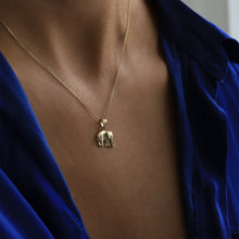 Load image into Gallery viewer, Gold Elephant Necklace (Large)