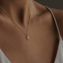 Load image into Gallery viewer, Mini Sun Pendant Necklace