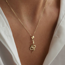 Load image into Gallery viewer, Serpent Pendant Necklace