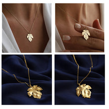 Load image into Gallery viewer, Leaf Pendant Necklace