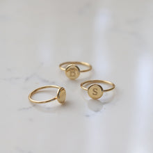 Load image into Gallery viewer, Personalized Initial Ring