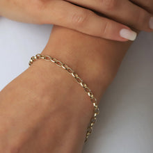 Load image into Gallery viewer, 3mm Oval Bold Link Chain Bracelet