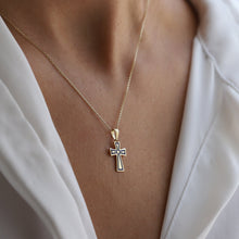 Load image into Gallery viewer, Modern Cross Pendant Necklace