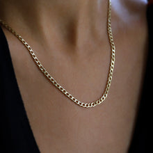 Load image into Gallery viewer, 3mm Cuban Curb Chain Necklace