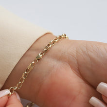 Load image into Gallery viewer, 3mm Oval Bold Link Chain Bracelet