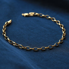 Load image into Gallery viewer, 3mm Oval Bold Link Chain Bracelet