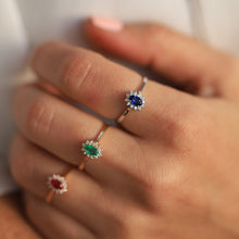 Load image into Gallery viewer, Diamond Gemstone Ring