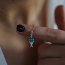 Load image into Gallery viewer, Dainty Enamel Fish Necklace