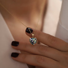 Load image into Gallery viewer, Turquoise Heart Necklace