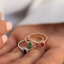 Load image into Gallery viewer, Diamond Gemstone Ring