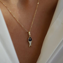 Load image into Gallery viewer, Dainty Enamel Fish Necklace