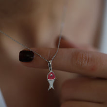 Load image into Gallery viewer, Dainty Enamel Fish Necklace
