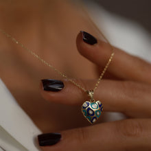 Load image into Gallery viewer, Turquoise Heart Necklace
