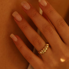 Load image into Gallery viewer, Gold Dome Ring