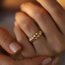 Load image into Gallery viewer, Gold Dome Ring