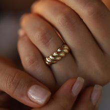 Load image into Gallery viewer, Gold Dome Ring