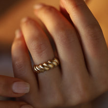 Load image into Gallery viewer, Gold Dome Ring