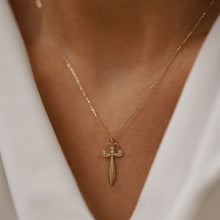 Load image into Gallery viewer, 3D Fleur de Lys Pendant Necklace