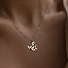 Load image into Gallery viewer, Dainty Lace Effect Butterfly Necklace