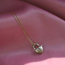 Load image into Gallery viewer, Mini Lock Pendant Necklace