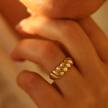 Load image into Gallery viewer, Gold Dome Ring