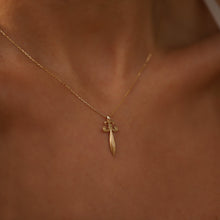 Load image into Gallery viewer, 3D Fleur de Lys Pendant Necklace