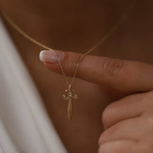 Load image into Gallery viewer, 3D Fleur de Lys Pendant Necklace