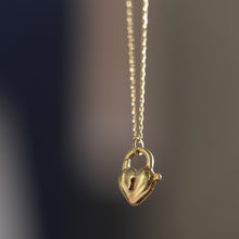 Load image into Gallery viewer, Mini Lock Pendant Necklace
